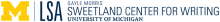 Sweetland center title logo